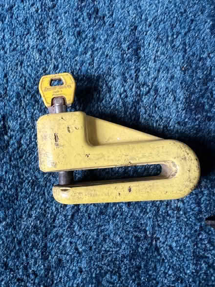 Photo of free Motorbike disc lock with storage pouch (Oldfield Park BA2) #1