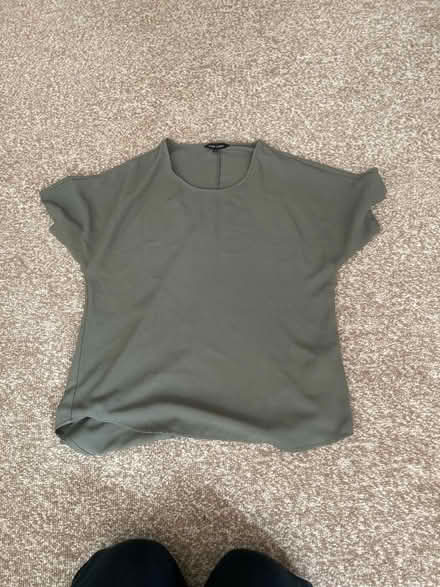 Photo of free Green khaki woman’s top (Liverpool L7) #1