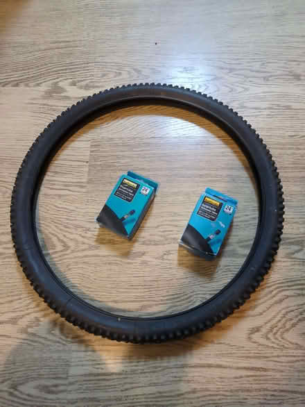 Photo of free 24 inch MTB tyre and tubes (Kingston Gate KT2) #1