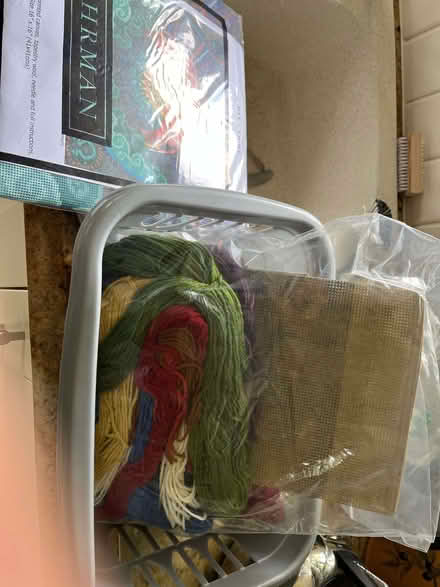 Photo of free Embroidery patterns and wool . (Barnard's Green WR14) #2
