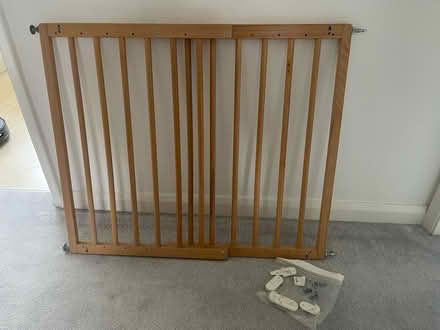 Photo of free Adjustable wooden stair gate (Lightwater GU18) #1