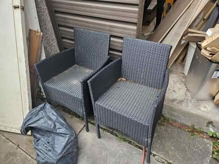 Photo of free 2 x garden chairs (Mossley Hill) #1