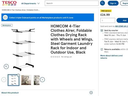 Photo of free clothes airer (W1W) #1