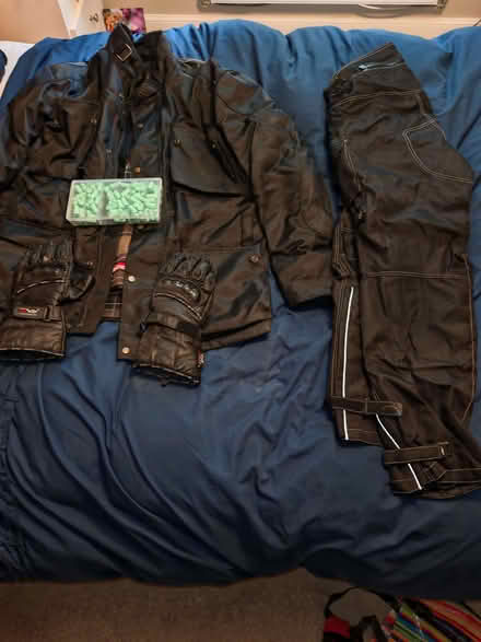 Photo of free Motocycle helmets, jacket, trousers and gloves (Castleham TN38) #1