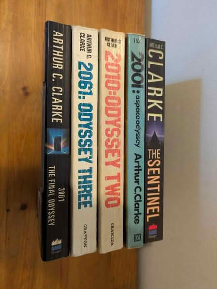 Photo of free 2001 A Space Odyssey to 2061 book set including short story (South Beddington SM6) #1