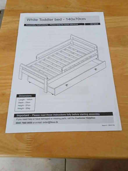 Photo of free Toddler bed (Poole, Waterloo estate, BH17) #3