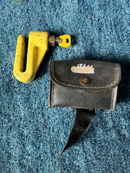 Photo of free Motorbike disc lock with storage pouch (Oldfield Park BA2) #2