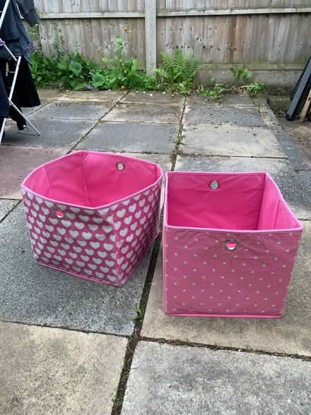 Photo of free Fabric storage boxes (Clayton-Le-Woods, PR25) #1