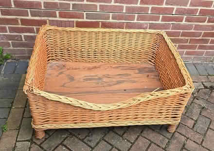 Photo of free Extra Large Raised Wicker Dog Bed (Chipping Sodbury) #1