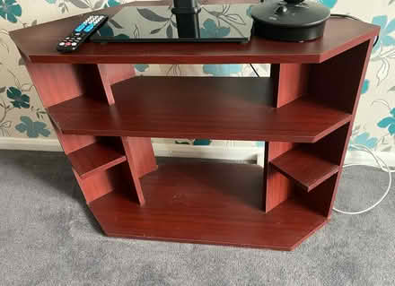 Photo of free Wood effect TV stand (Jennett's Park RG12) #1