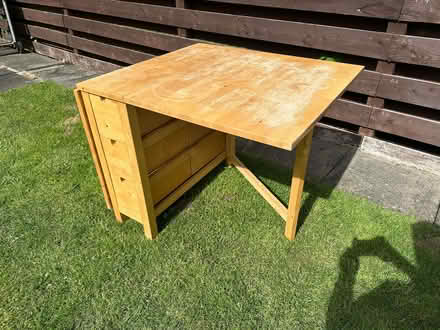 Photo of free Fold down two leaf Dining Table (Carrick Knowe EH12) #1