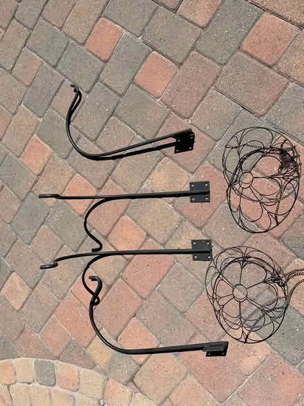 Photo of free 4 hangers for hanging plant baskets (Prospect and Titus Saratoga) #1