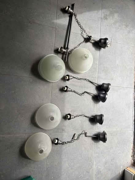Photo of free Vintage industrial pendant lights (Twickenham) #1