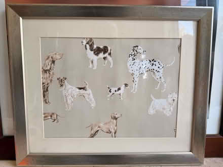 Photo of free Framed dog print art 56x46cm (Spital Meadow SL4) #1