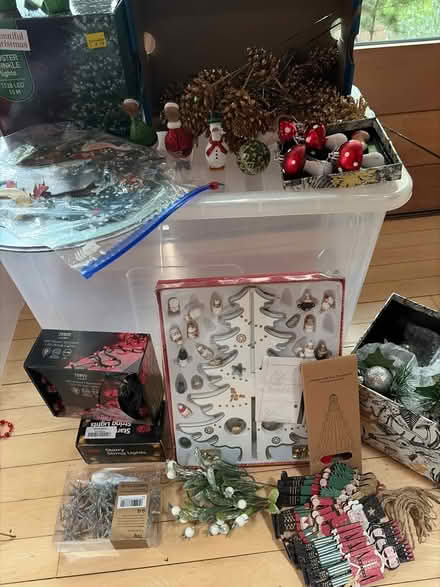 Photo of free Crate 3 - Christmas Decorations (Mitcham's Corner CB4) #1