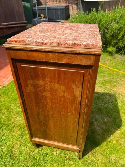 Photo of free Marble top side table (SW13) #3