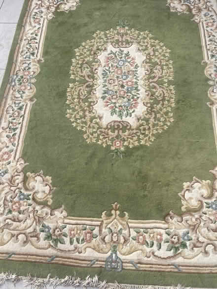 Photo of free Large green and patterned rug (St Albans AL3) #1