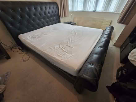 Photo of free Super King bed fame and mattress (Fox Hollies B28) #1