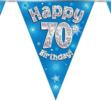 Photo of free 70th birthday bunting (Highley WV16) #1
