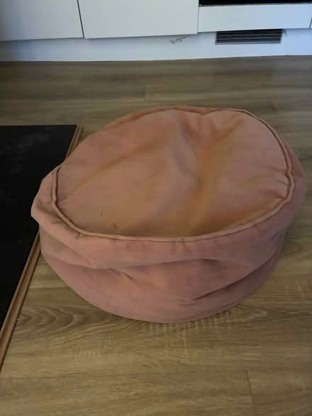 Photo of free Rose Gold Poof/ Footstool (Highbury Barn N5) #1