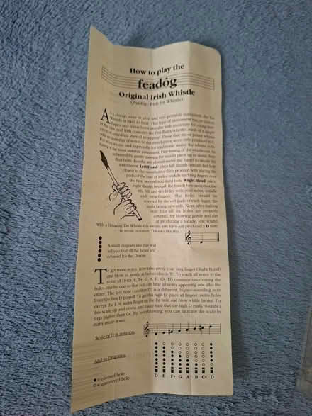 Photo of free Irish Whistle (Welling DA16) #2