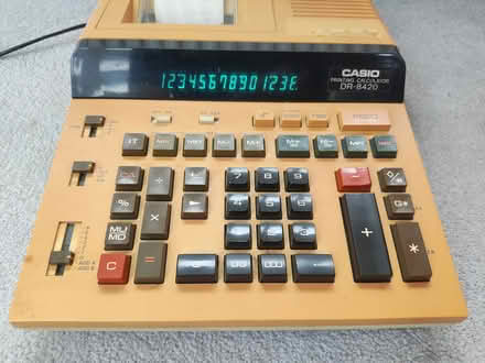 Photo of free Casio DR-8420 Printing Calculator (North Baddesley) #3
