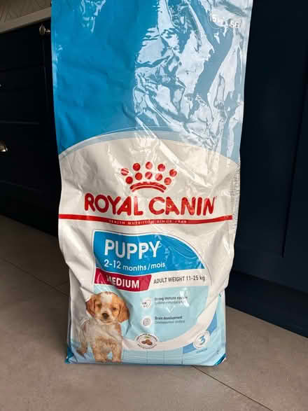 Photo of free Opened bag of Puppy food (West Bergholt CO6) #1