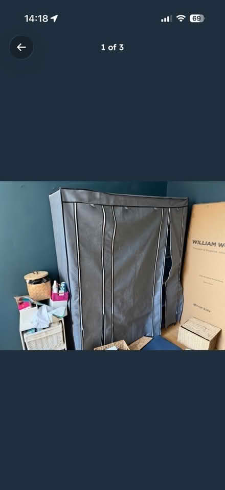 Photo of free Wardrobe / clothing storage with hanging and shelves (Streatham Park SW16) #1