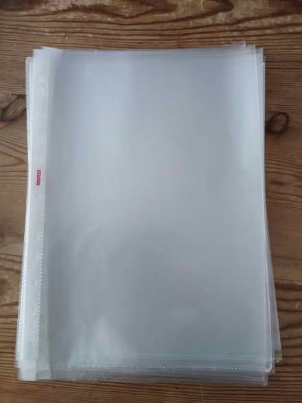 Photo of free Clear Poly pockets for filing A4 paper (Eastbourne BN21) #1