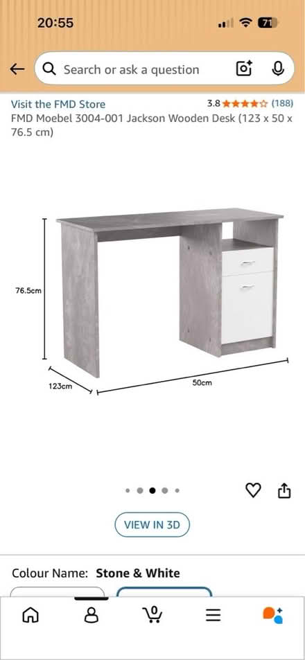 Photo of free Desk and Chair (Combe Down) #2