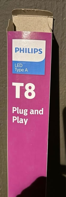 Photo of free Philips 2-Pack LED light tubes (1075 Valencia Avenue) #2