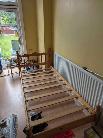 Photo of free Bed frame with mattress (Norbury) (Norbury sw16) #1