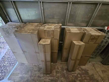Photo of free Long Narrow Cardboard Boxes, two sizes approx 90 x 20 x 20cm (Westbere CT2) #1