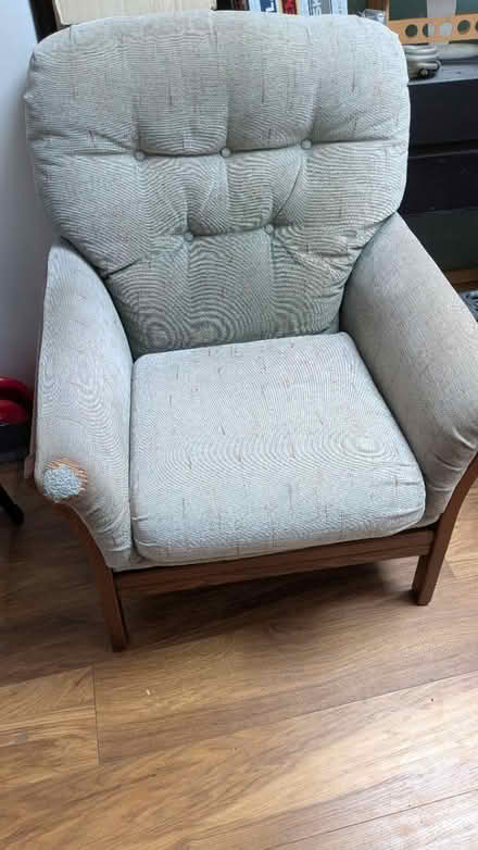 Photo of free X2 chairs for upholstery (Horsham) #1