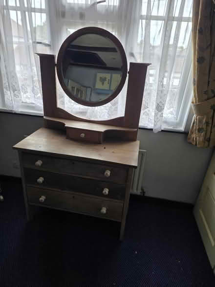 Photo of free Wooden bedroom draws (Cm14 5NT) #1