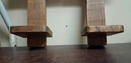 Photo of free 2 x wooden shelves for candles, etc (Brixton SW9) #2