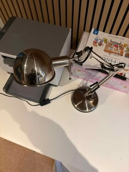 Photo of free Desk Lamp (Silver) (Tn13 3nd) #1