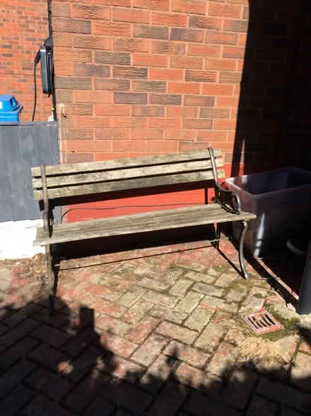 Photo of free Old Wooden, Garden Bench (Liverpool L6) #4