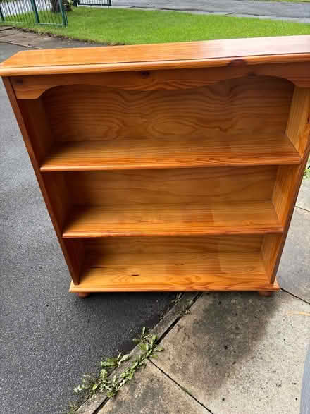 Photo of free Small Wood shelves &tv corner unit (Denton M34) #1