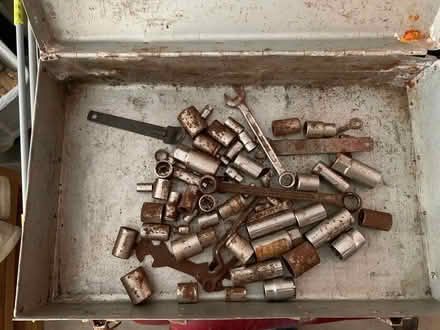 Photo of free Metal Tool box with various sockets (Tottington Bury BL8) #2