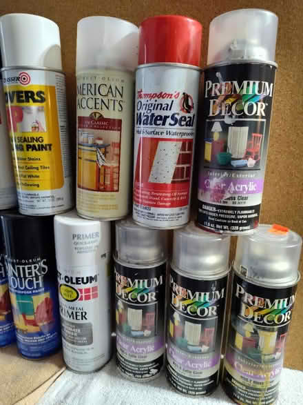 Photo of free Assortment of spray paint (Saugus) #2