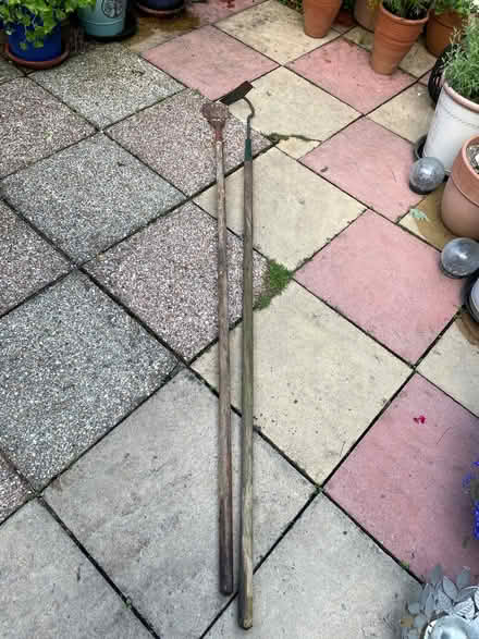 Photo of free 2 long handles hoes (Reading West RG1) #1