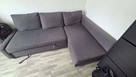 Photo of free Grey 3 seater L shaped sofa bed (Walthamstow E17) #1