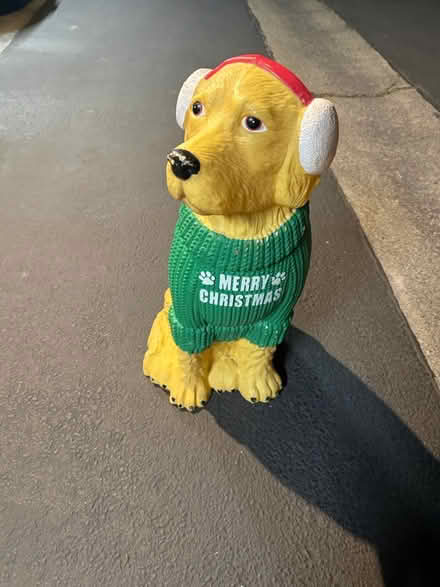 Photo of free Large plastic battery-operated dog (1075 Valencia Avenue) #1