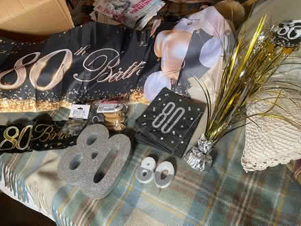 Photo of free 80th Birthday items (ME139 bh) #2