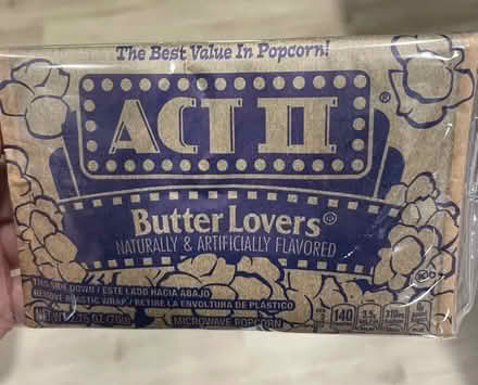 Photo of free ACT II Butter Lover Popcorn 27 bags (Winder, GA) #2
