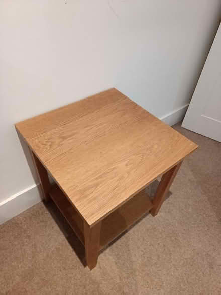 Photo of free Livingroom square wooden side table (Lavender Hill SW11) #2
