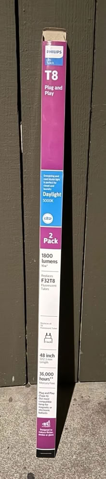 Photo of free Philips 2-Pack LED light tubes (1075 Valencia Avenue) #1