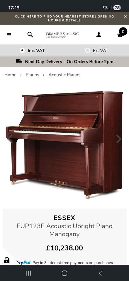 Photo of Piano (Lea Cross SY5) #1