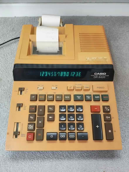 Photo of free Casio DR-8420 Printing Calculator (North Baddesley) #1